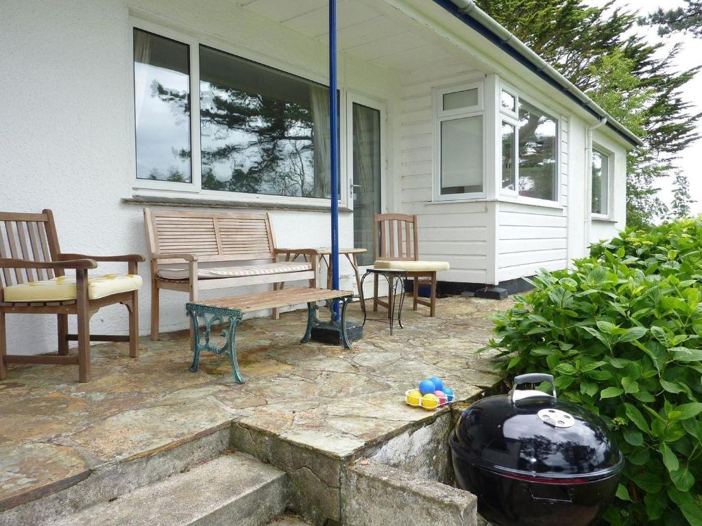 Patio nebo venkovní prostory v ubytování Blue Seas