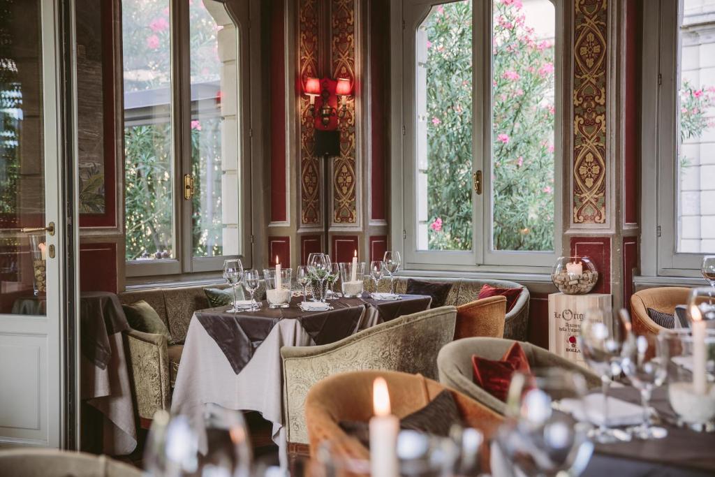 Un restaurante u otro lugar para comer en Albergo Terminus
