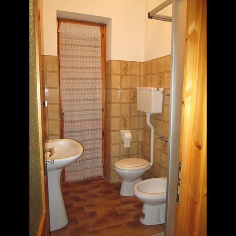 Koupelna v ubytování Casa La Forsizia