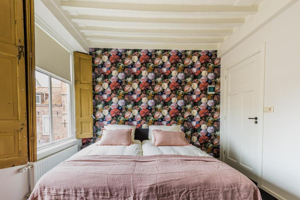 Postel nebo postele na pokoji v ubytování Logement de Spaerpot