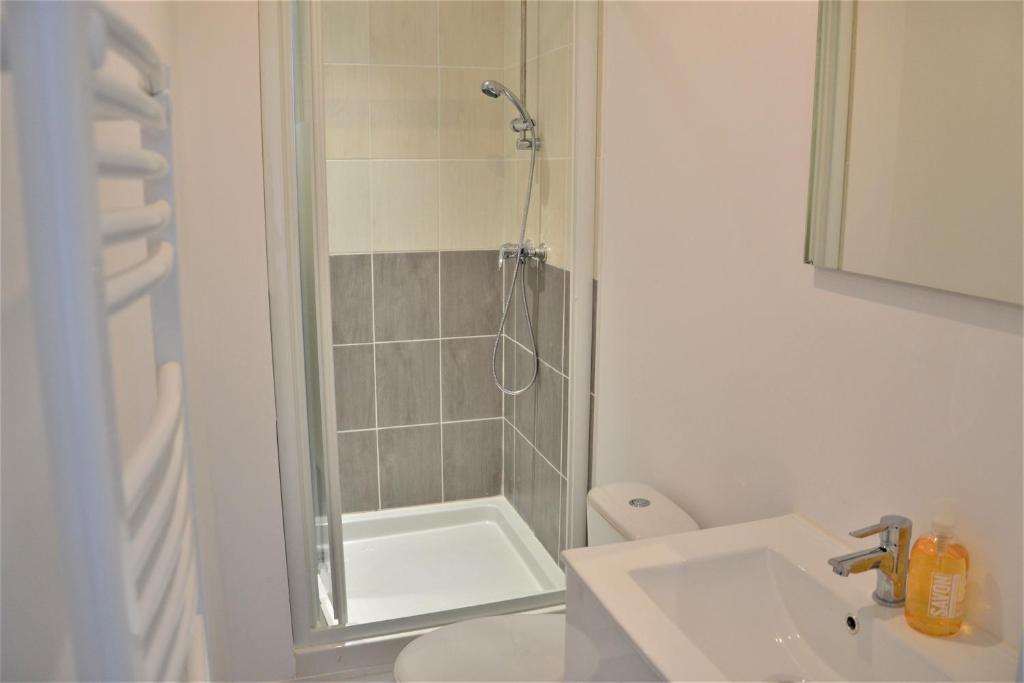 Koupelna v ubytování La Belle Aultoise, 4 chambres, WIFI, Vue mer, Baie de Somme