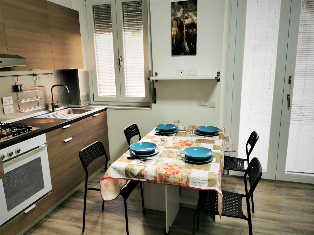 Kuchyň nebo kuchyňský kout v ubytování Casa MaMiDa