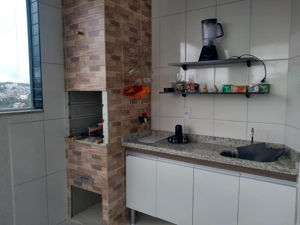  Apto 3 quartos com espaço gourmet e vista Panorâmica