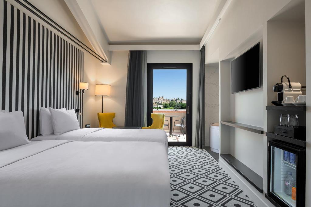 Hotel du Roi & Spa by SOWELL COLLECTION - Superior İki Yataklı Oda - Şehir Manzaralı