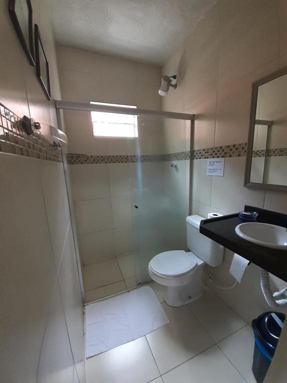 Ванная комната в Hotel Pousada Casuarinas