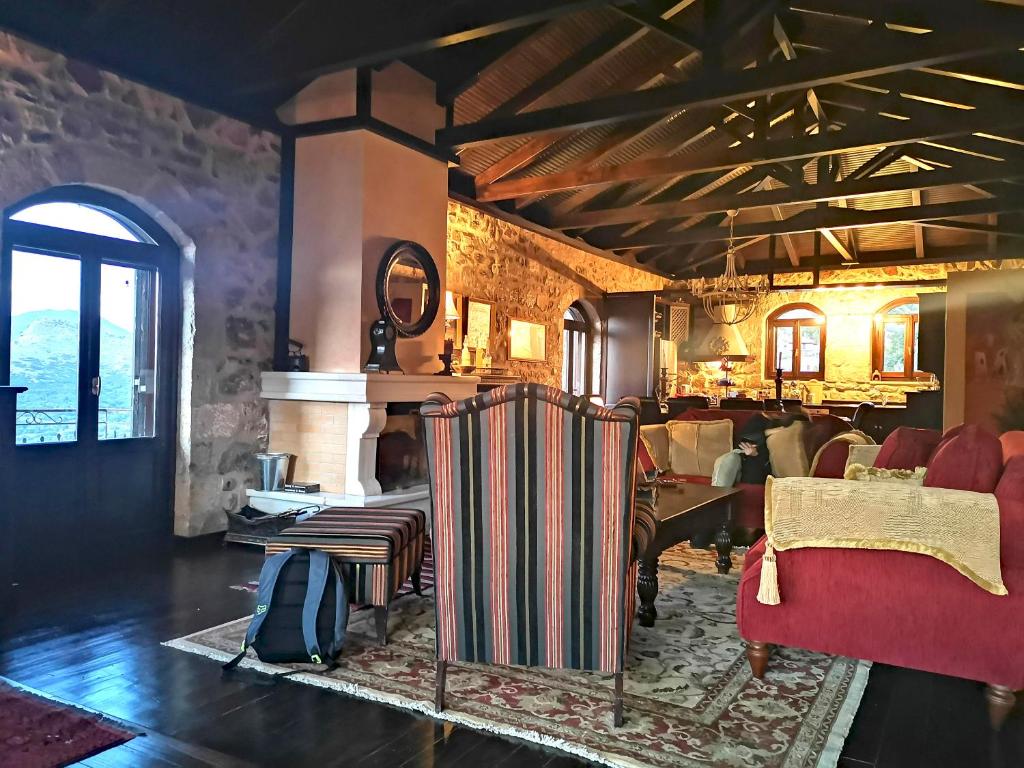 Posezení v ubytování Levantes Mansion