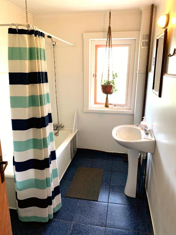 Koupelna v ubytování Casa Azul Hostel