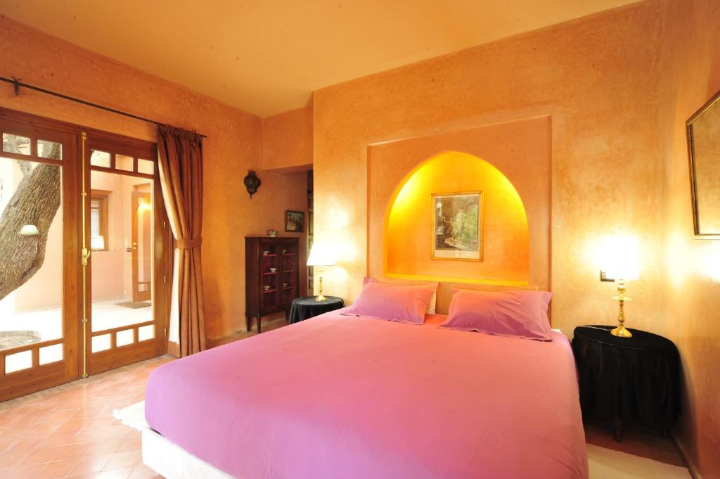 Postel nebo postele na pokoji v ubytování MAROC LODGE Atlas Mountain Retreat