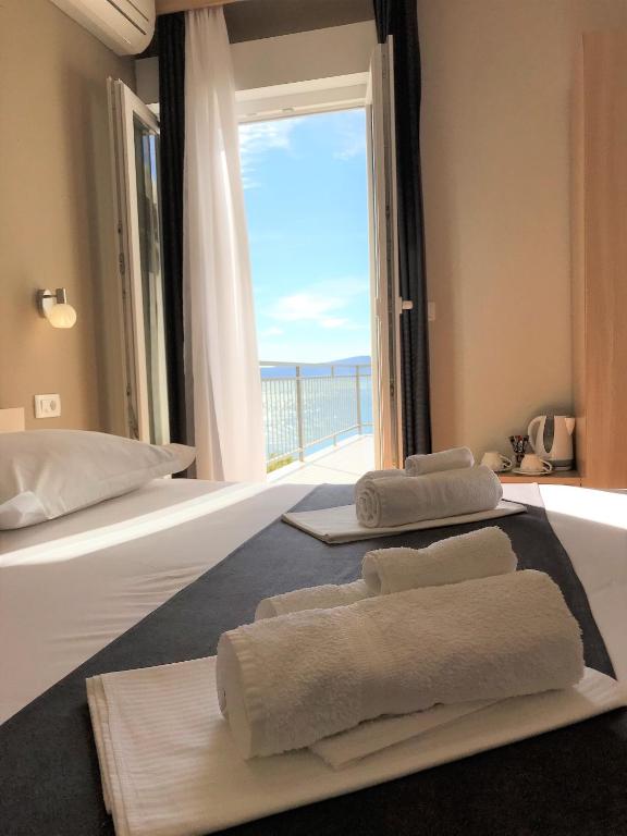 Postel nebo postele na pokoji v ubytování Berulia accommodation