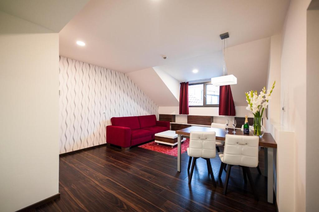 Posezení v ubytování Hotel Pivovar