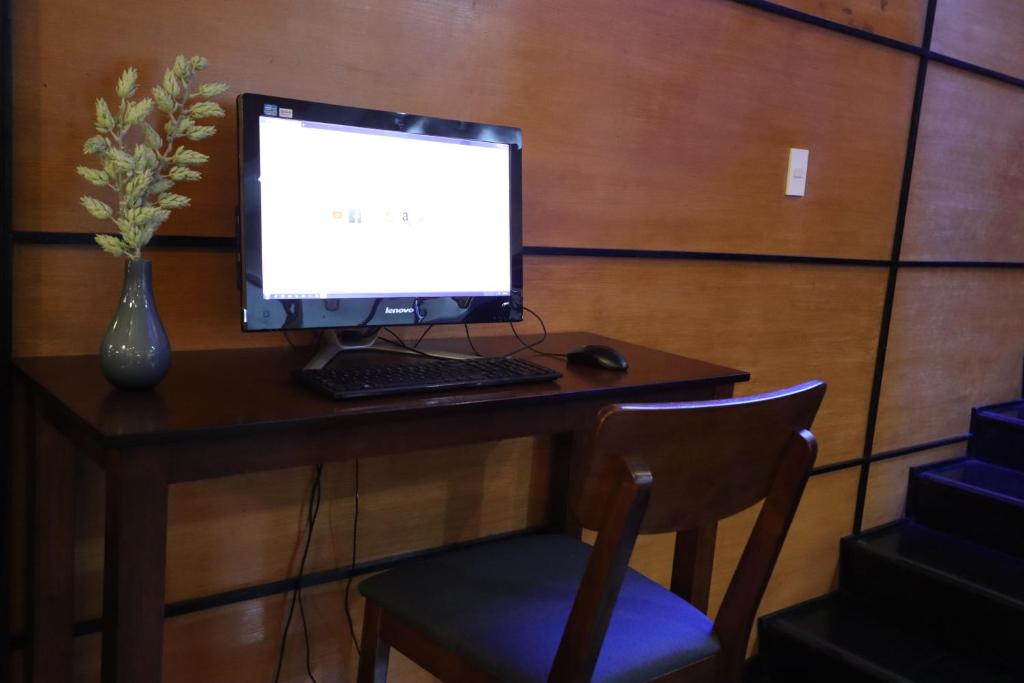 TV o dispositivi per l'intrattenimento presso Technopark Hotel