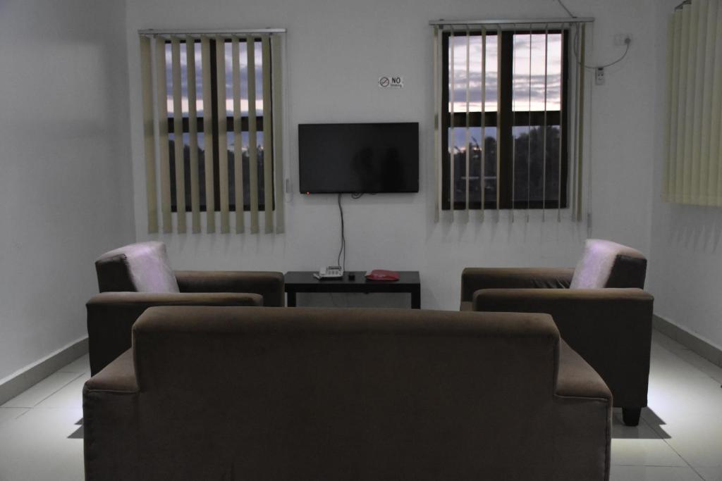 TV a/nebo společenská místnost v ubytování Best View Apartments