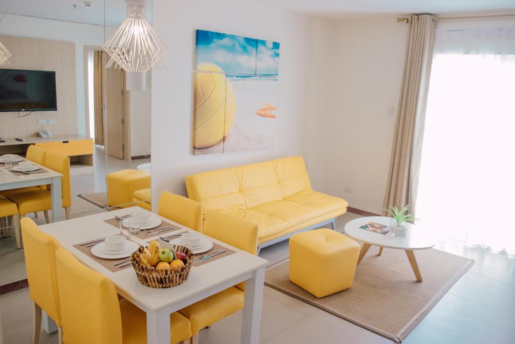 Posezení v ubytování Azalea Hotels & Residences Boracay