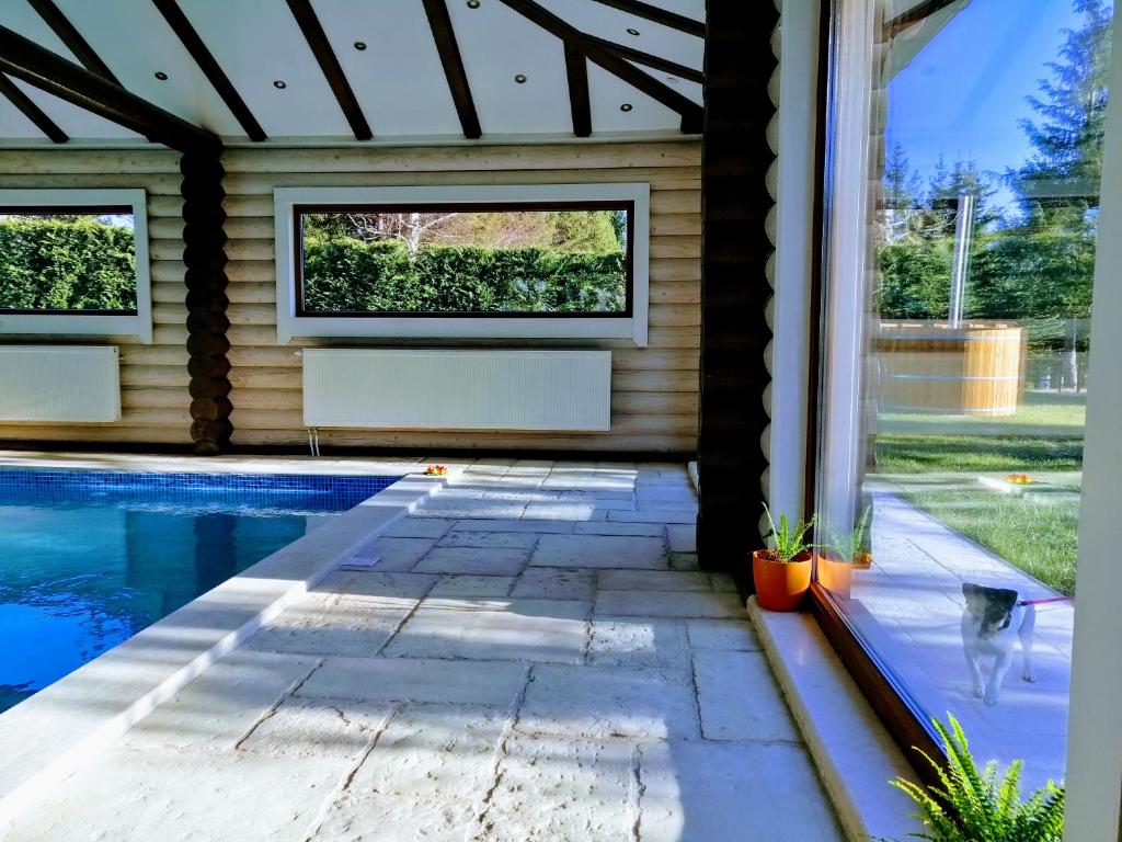 Bazén v ubytování Luksuzna kuća za odmor RINA nebo v jeho okolí