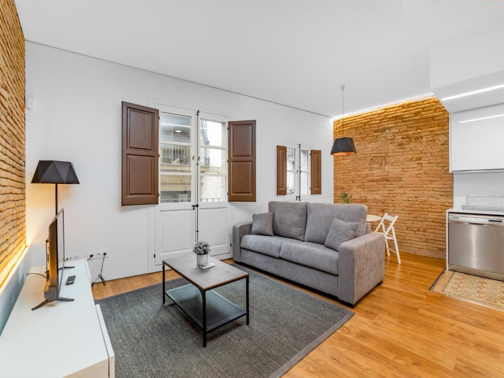 Posezení v ubytování Sant Pau Ramblas Apartments Serennia