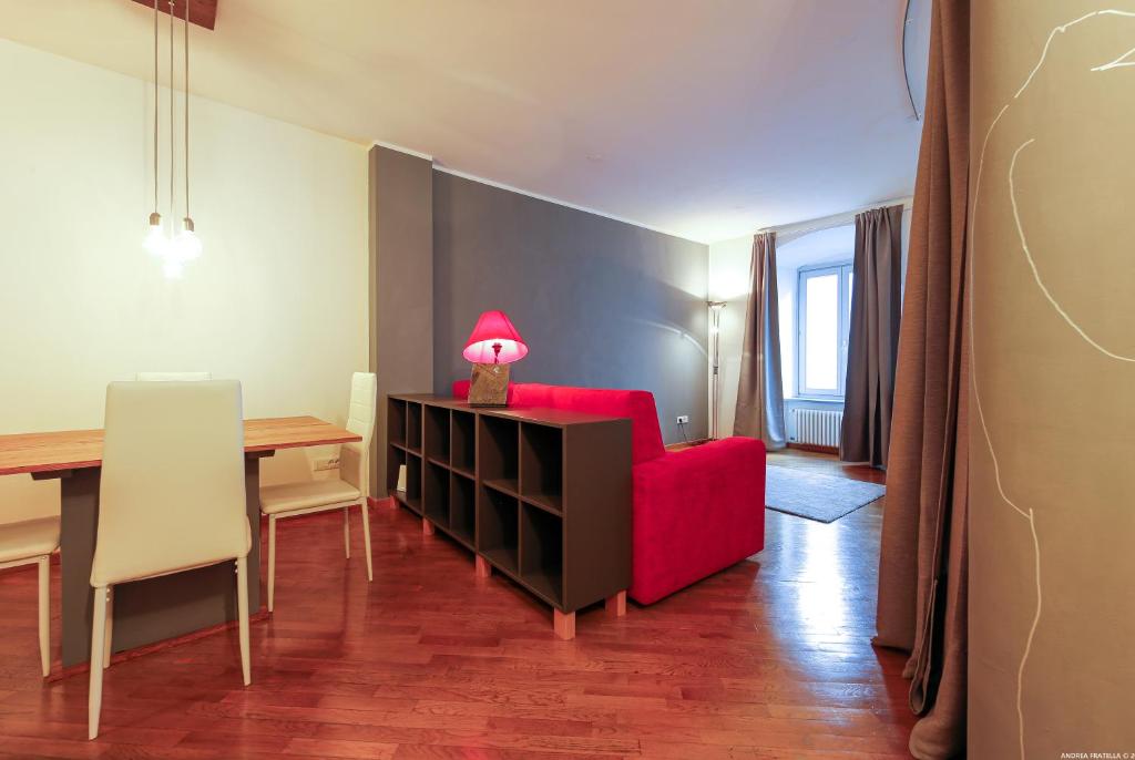 Część wypoczynkowa w obiekcie Laubenapartment