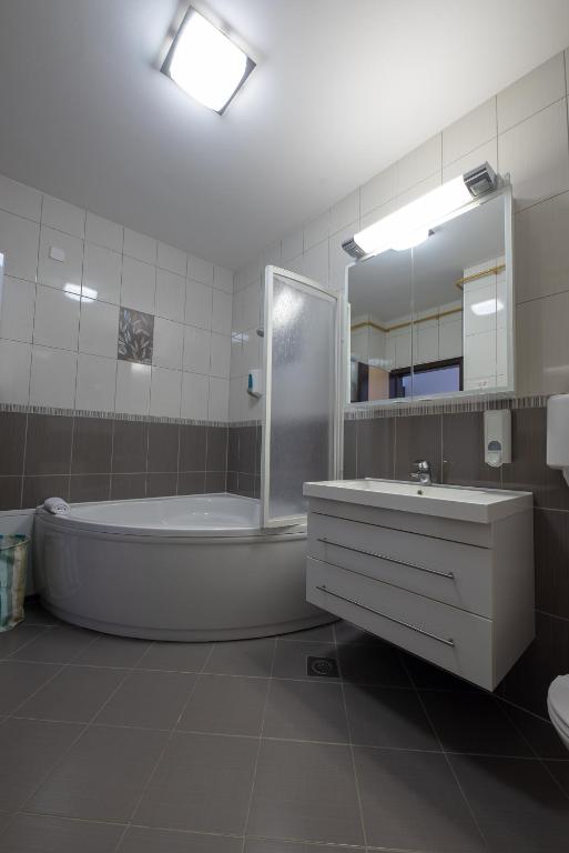 Koupelna v ubytování Apartmani Špoljar