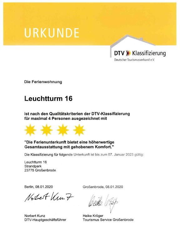 a screenshot of a ukulele website with a yellow label at Apartment Leuchtturm 16 in Großenbrode