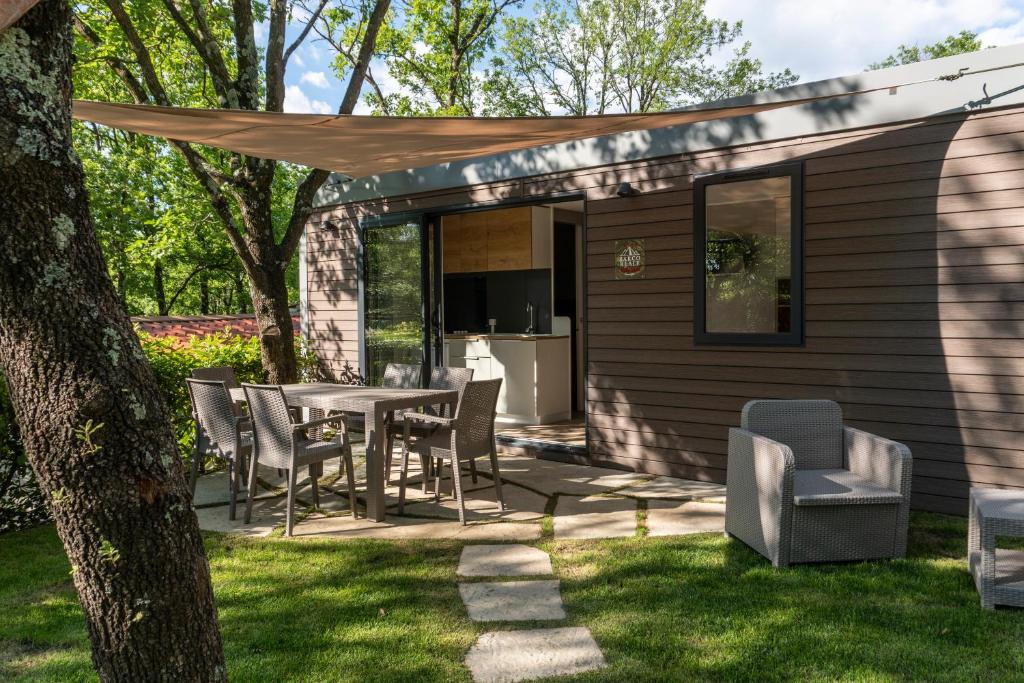 Zahrada ubytování Camping Barco Reale