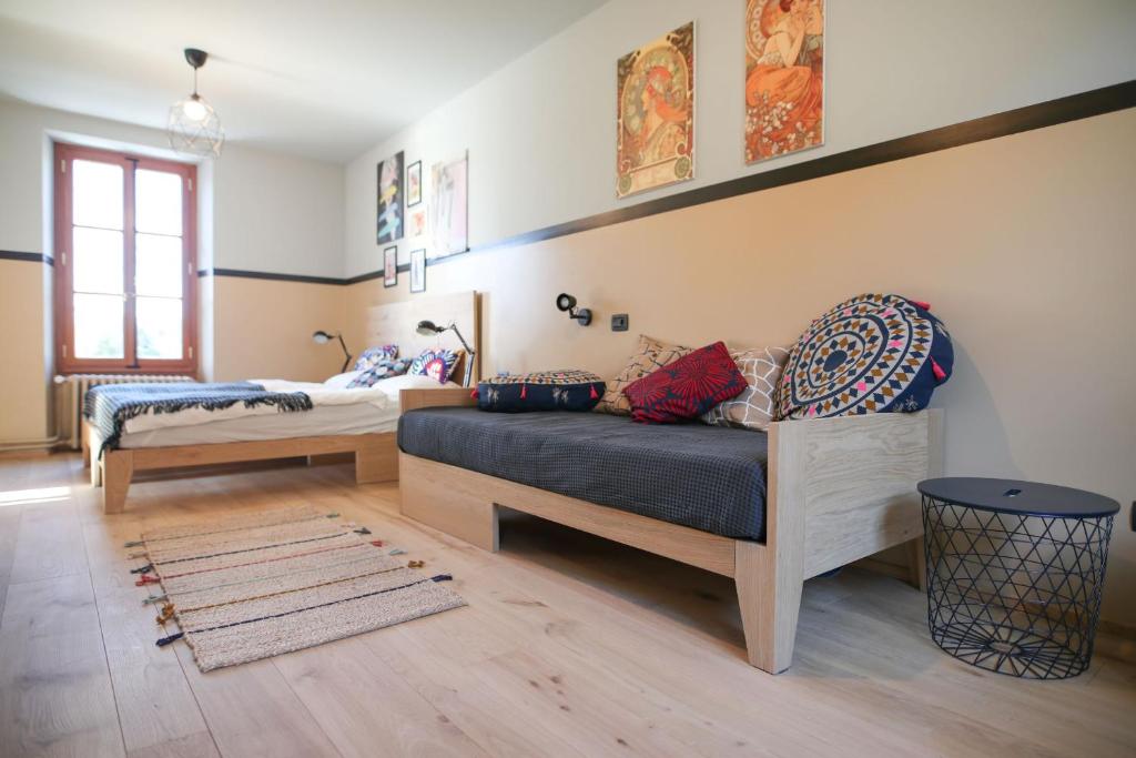 Postel nebo postele na pokoji v ubytování Casa ViniToscani