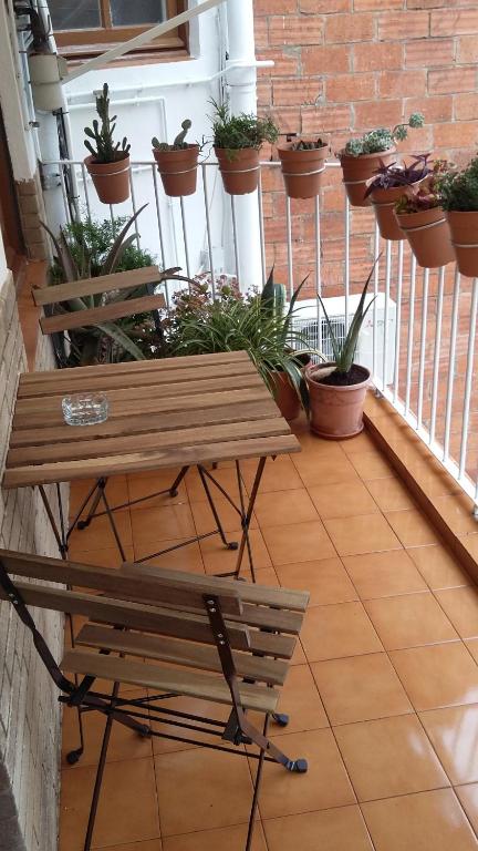 A balcony or terrace at Piso Zona Plaza España, junto a Montjuic,