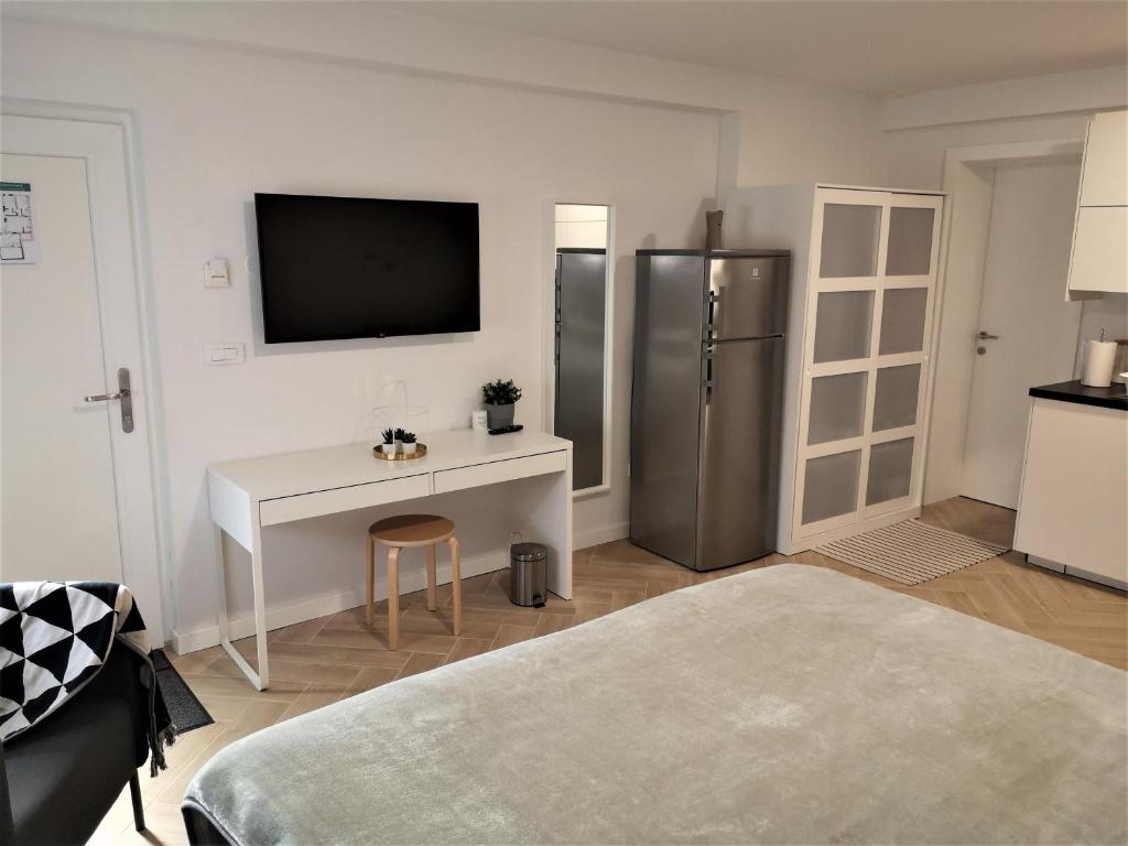 Köök või kööginurk majutusasutuses Rooms at Zajčeva 34