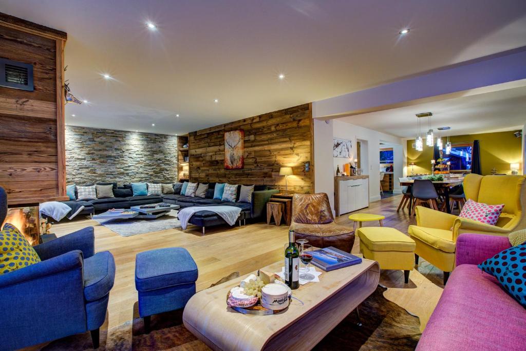 Posezení v ubytování Chalet Rubicon