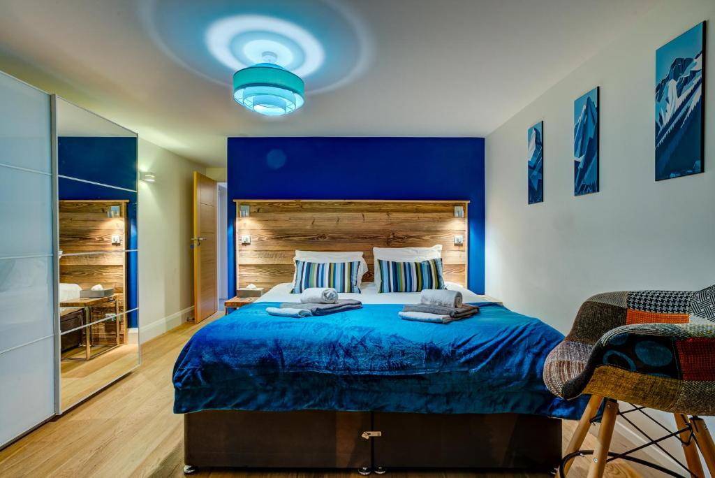 Postel nebo postele na pokoji v ubytování Chalet Rubicon