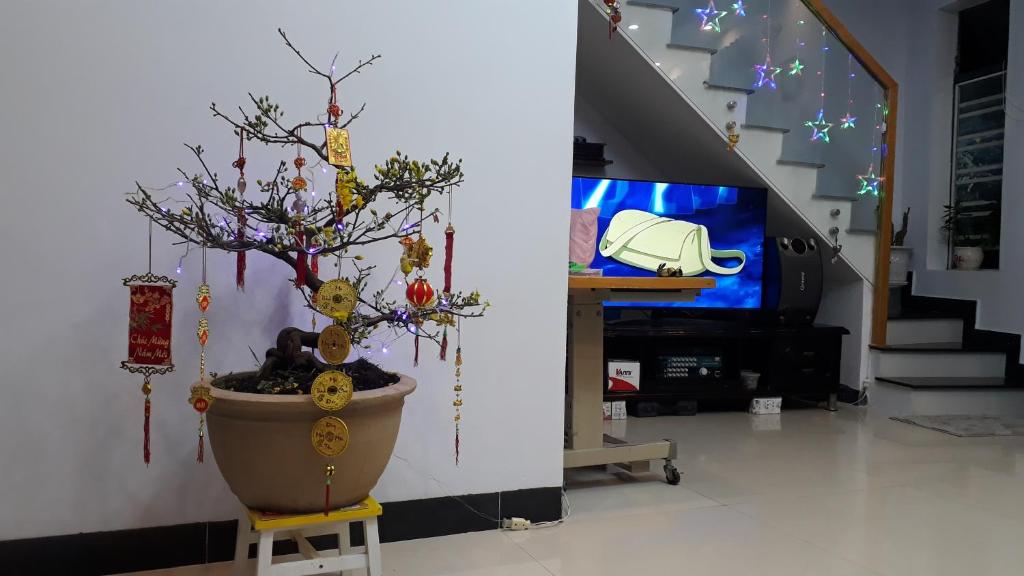 TV a/nebo společenská místnost v ubytování Sena home 3*3*Near Danang Dragon bridge*Han river