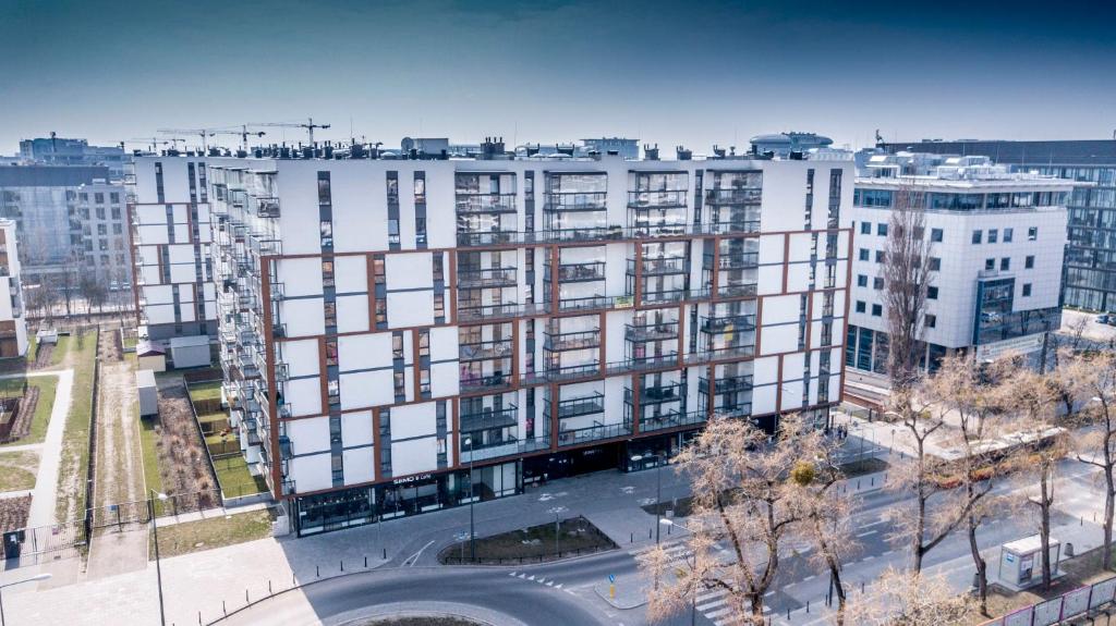 Výhľad na mesto Varšava alebo výhľad na mesto priamo z apartmánu