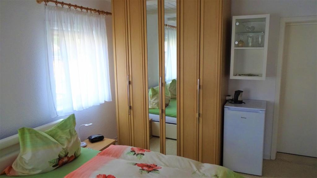 Kuchyň nebo kuchyňský kout v ubytování Privatzimmer Lehmann