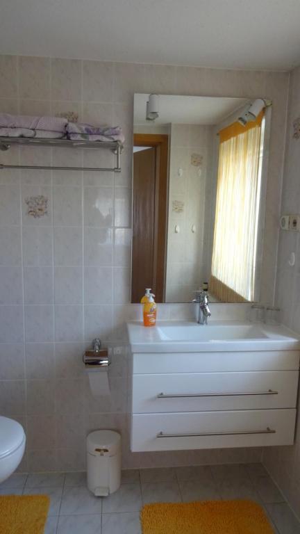 Koupelna v ubytování Privatzimmer Lehmann