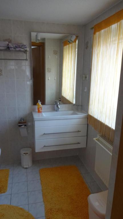 Koupelna v ubytování Privatzimmer Lehmann