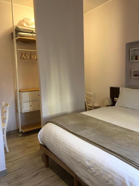 Postel nebo postele na pokoji v ubytování Hayloft