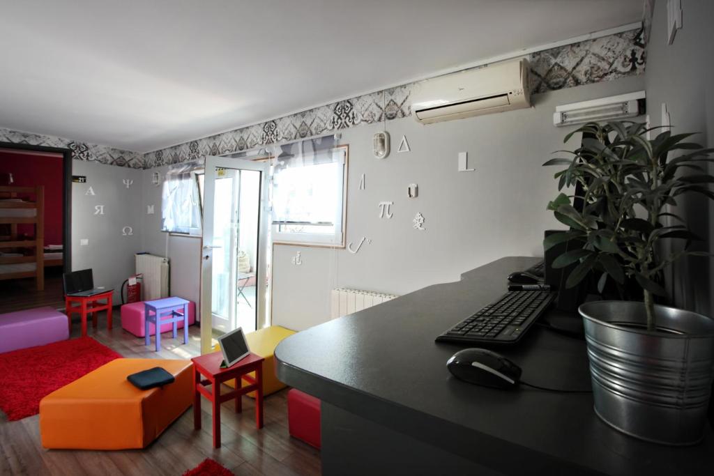 Posezení v ubytování Hostel Bed&Coffee 360°