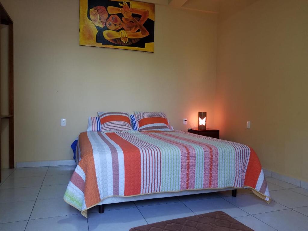 Postel nebo postele na pokoji v ubytování Hotel Soberao