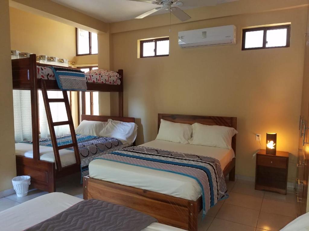 Postel nebo postele na pokoji v ubytování Hotel Soberao