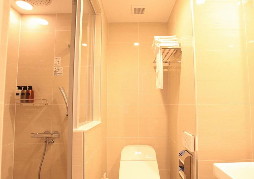 Koupelna v ubytování Urban Hotel Kyoto Gojo Premium