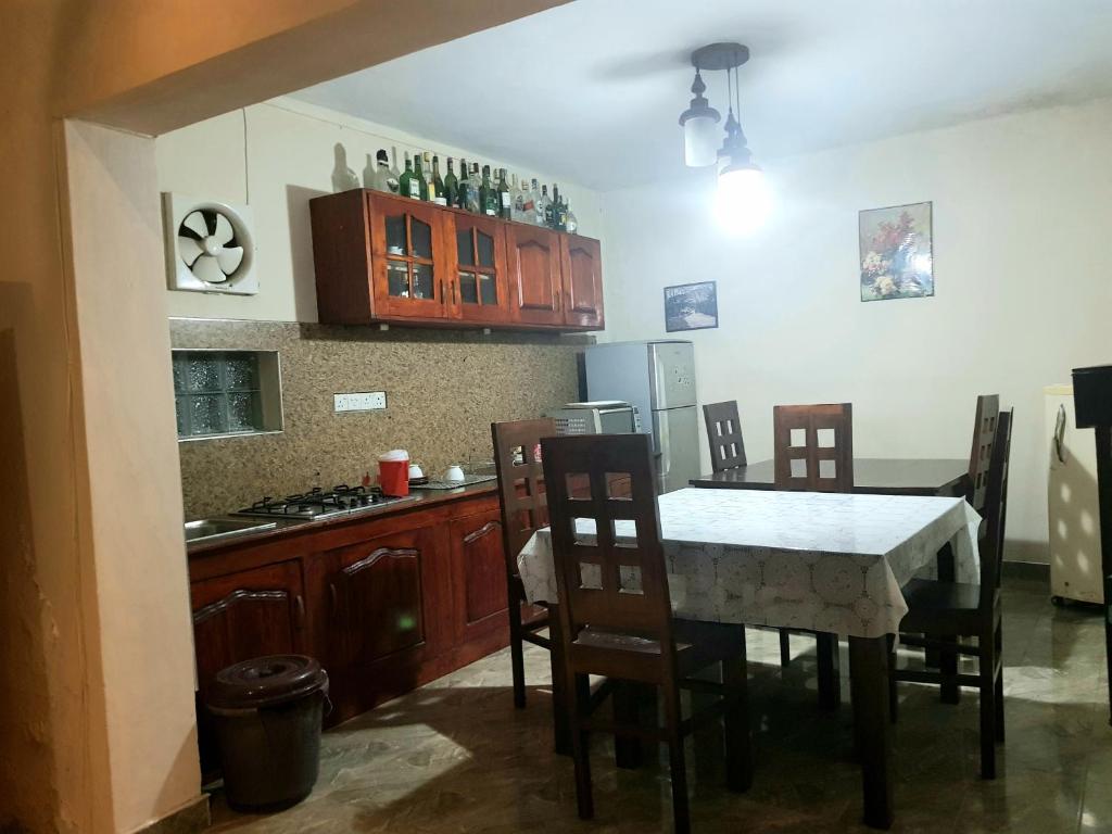 Kuchyň nebo kuchyňský kout v ubytování Mount View Inn