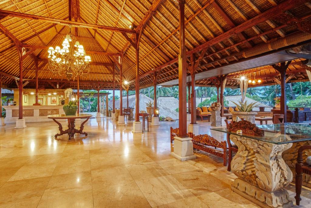 Restaurace v ubytování Puri Bagus Lovina