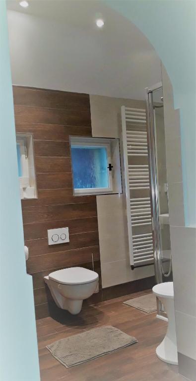 Koupelna v ubytování Apartment Ulrich