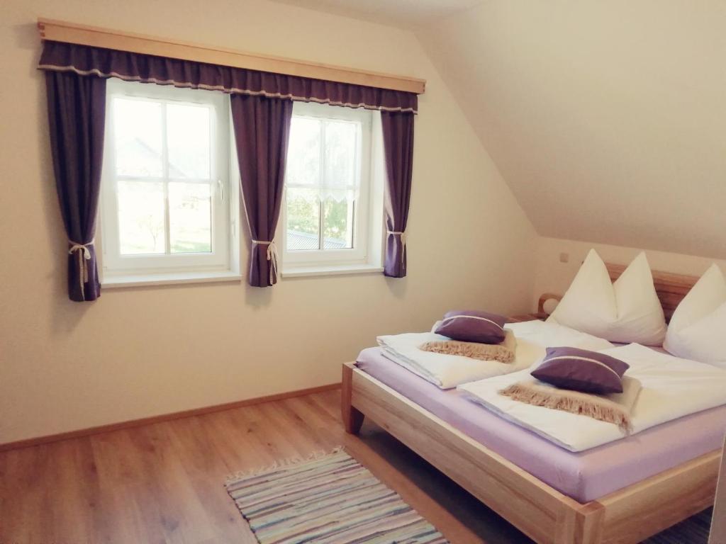 Postel nebo postele na pokoji v ubytování Ferienhaus Penitz