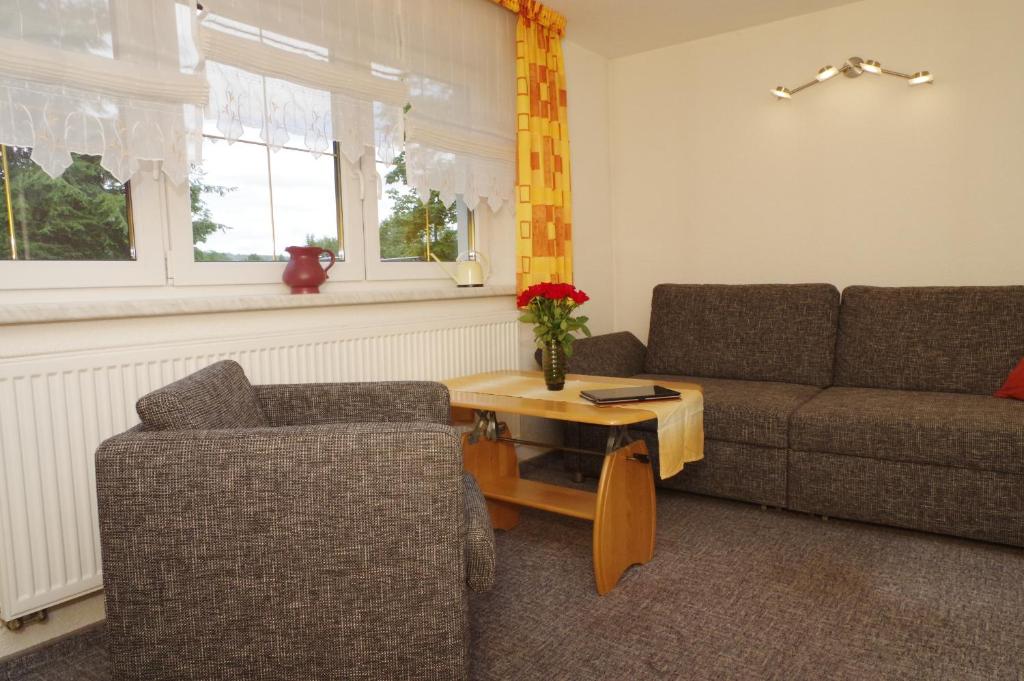 Posezení v ubytování Gästehaus Gaens - Ferienwohnung