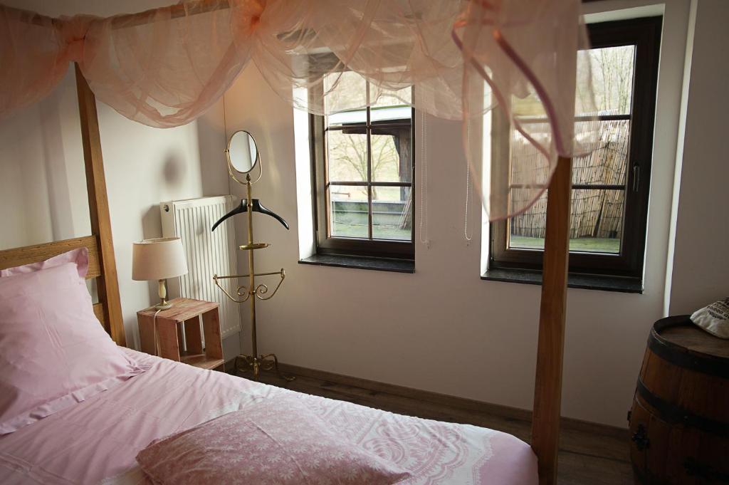 Postel nebo postele na pokoji v ubytování Guest house Western-city