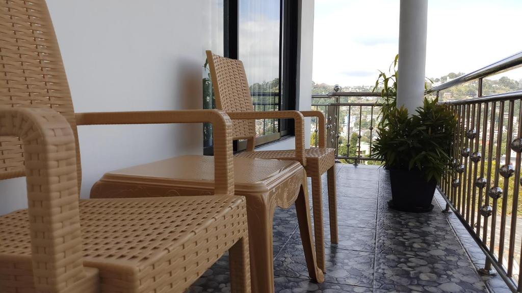 Balkón nebo terasa v ubytování Shani Residence Kandy