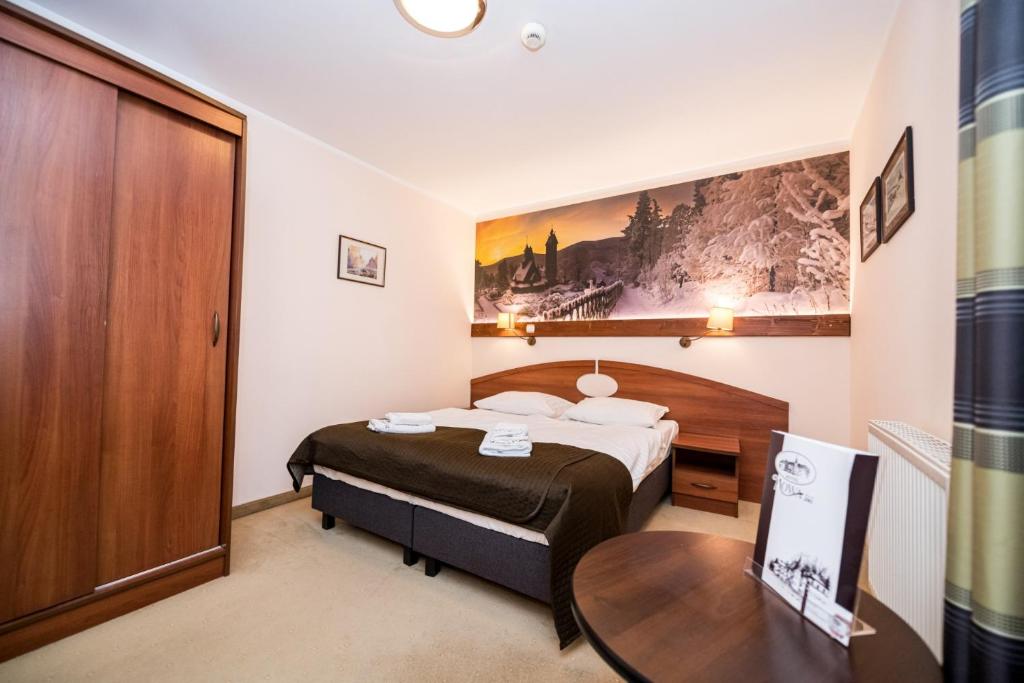 Posteľ alebo postele v izbe v ubytovaní Nowa - Ski SPA Hotel
