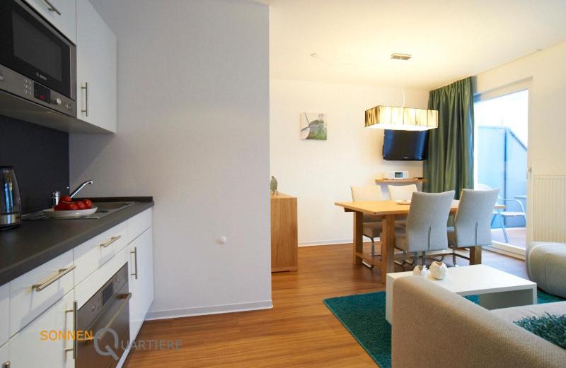 Köök või kööginurk majutusasutuses Apartments Boardinghaus Norderney
