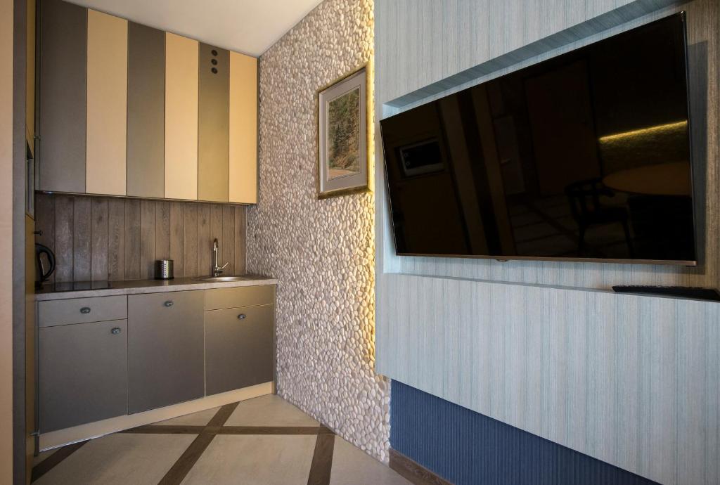 Kuchyňa alebo kuchynka v ubytovaní Prestige Apartamenty Stara Polana & SPA2