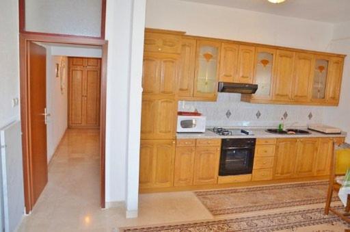 Kuchyň nebo kuchyňský kout v ubytování Apartment Knez