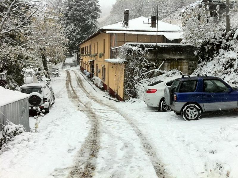 Baita Bondella v zimě